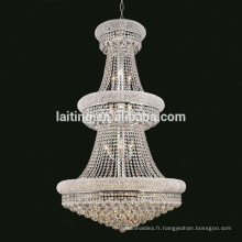 Lustre en cristal moderne de luxe pour de hauts plafonds LT71006